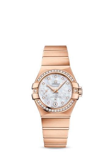 Omega Constellation Co‑Axial Master Chronometer 27 Small Seconds Stainless Red Gold / Diamond / MOP